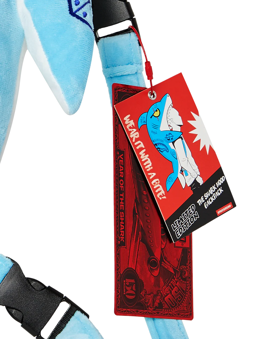 STUFFED SAVAGE HOODY BACKPACK SHARK - Image 3