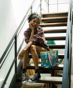 Alternative view of OFFICIAL BASQUIAT MITCHELL CREW 1983 TOTE