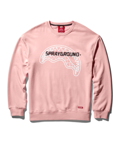 SPRAYGROUND PULLOVER CREW NECK SWEATSHIRT (PINK)