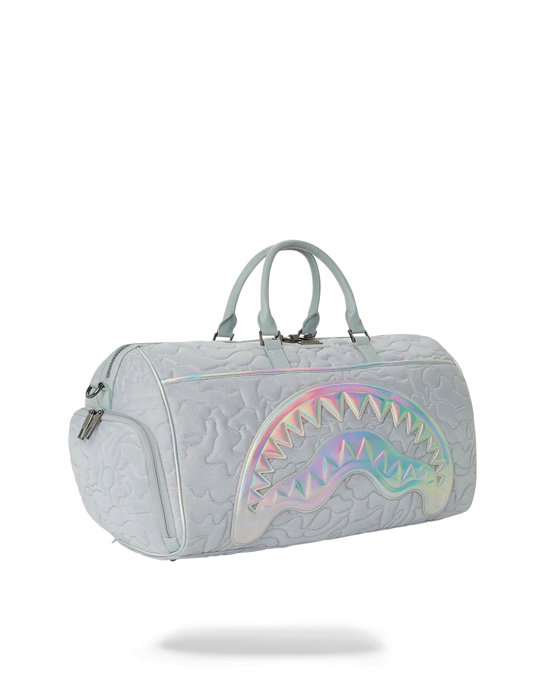 MIRASHAKU IRIDESCENT QUILT DUFFLE - Image 5