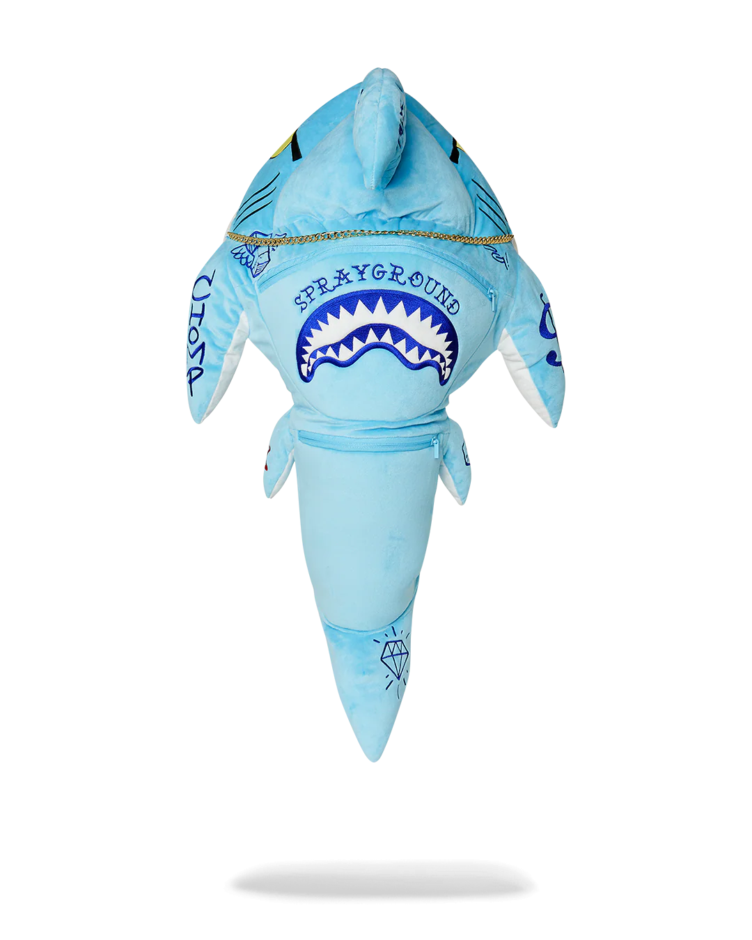 STUFFED SAVAGE HOODY BACKPACK SHARK