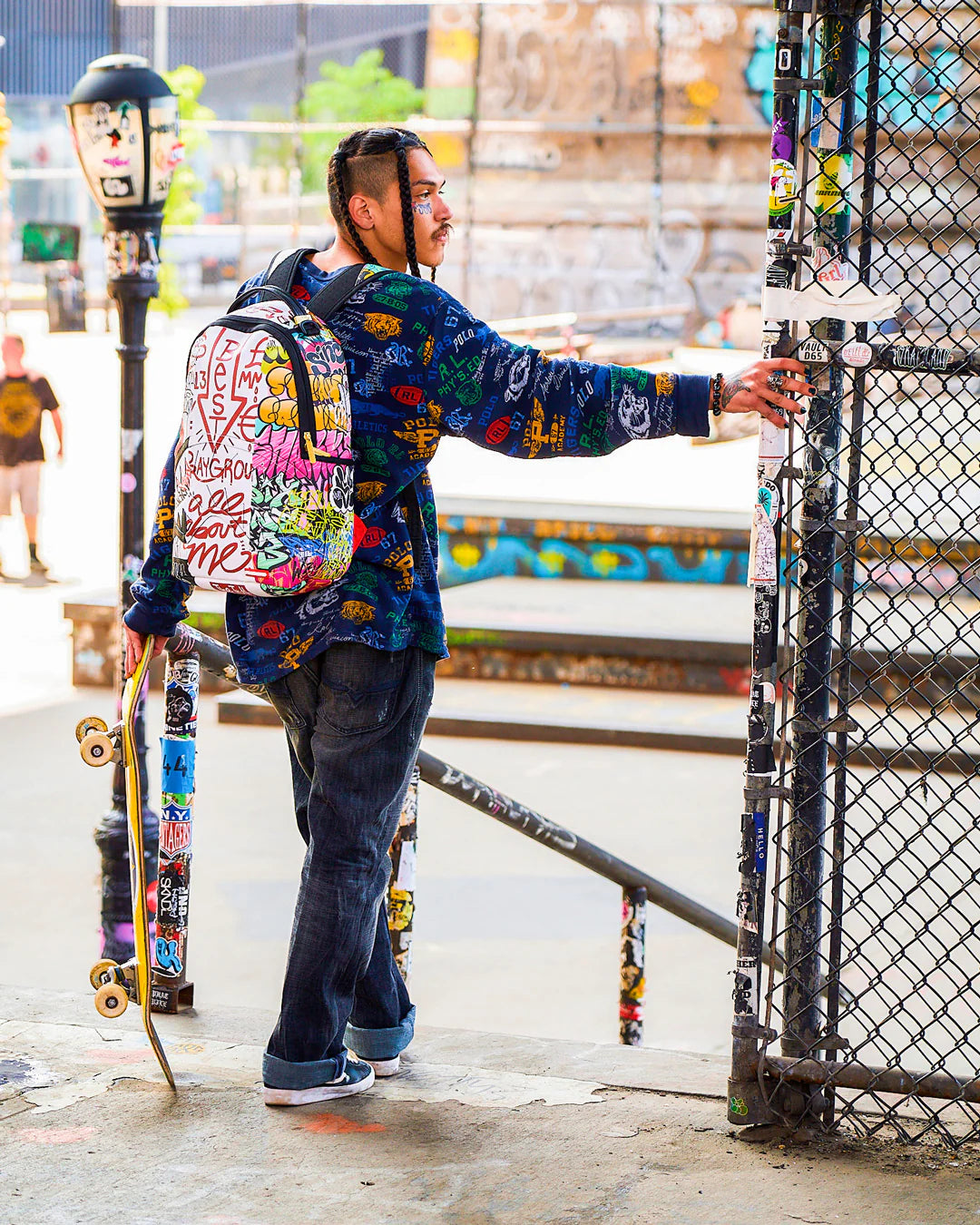 TRI-SPLIT GRAFFITI BACKPACK (DLXV) - Image 14