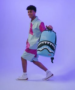 Alternative view of SHARK CENTRAL (BLUE) BACKPACK (DLXV)