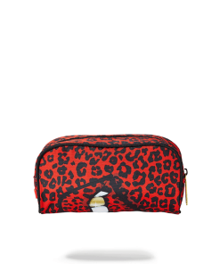 Alternative view of RED LEOPARD LIPS PENCIL CASE