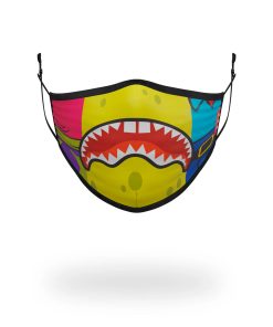 ADULT SPONGEBOB OG SHARK FORM FITTING FACE-COVERING