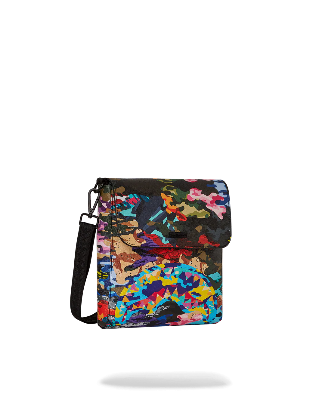SLICED AND DICED CAMO MESSENGER SLING BAG - Image 3