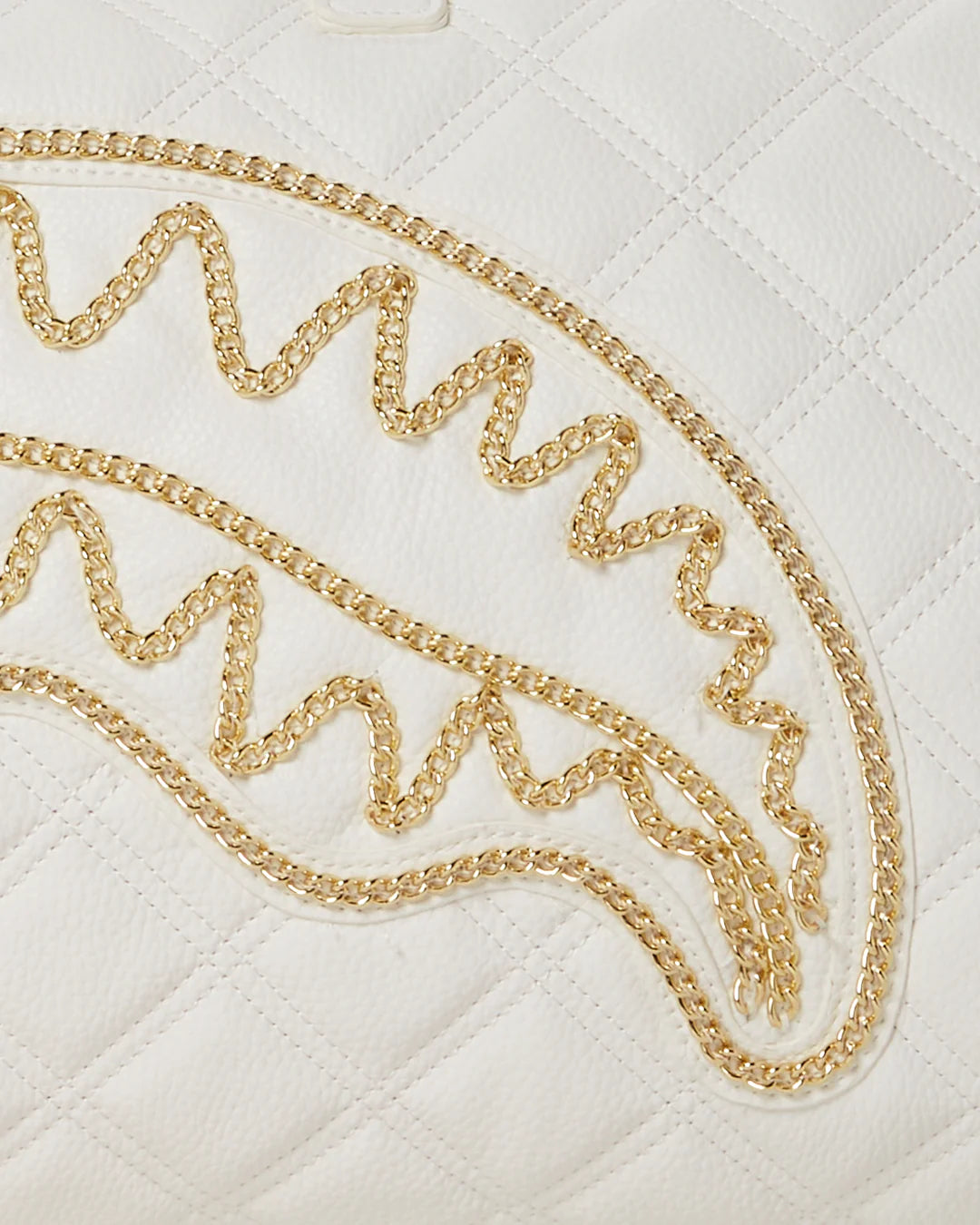 RIVIERA LE BLANC GOLD CHAIN SHARK DUFFLE - Image 12