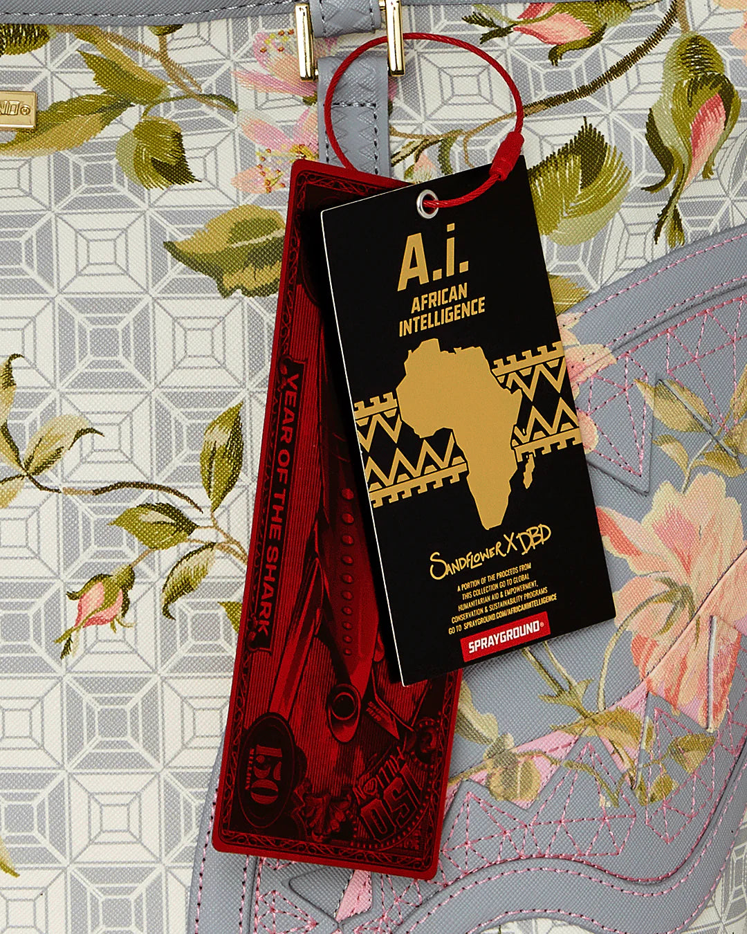 A.I. AFRICAN INTELLIGENCE ELEGANT ENERGY TOTE - SANDFLOWER COLLAB - Image 10