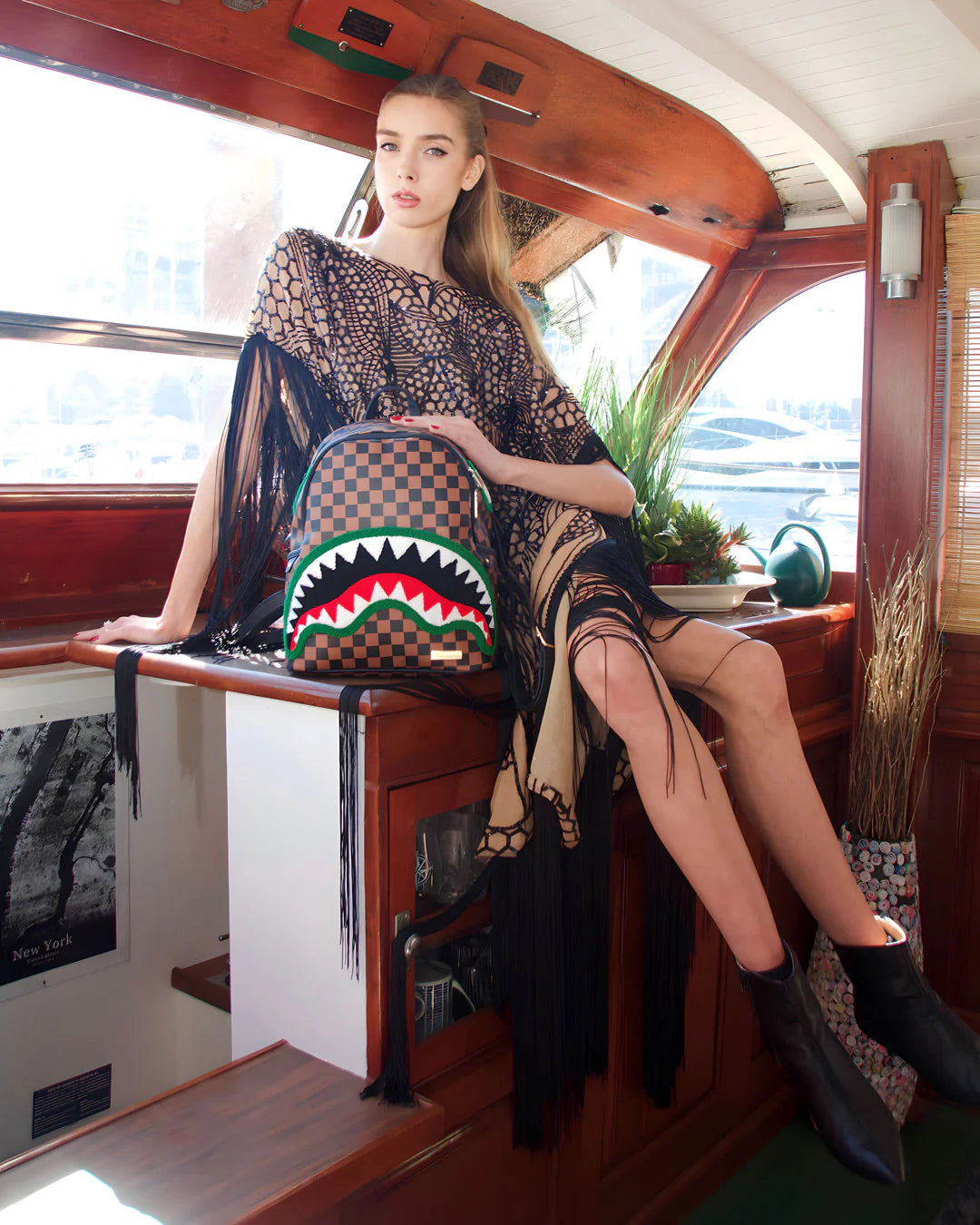 ROMEO AIR ITALIA SHARK SAVAGE BACKPACK - Image 8