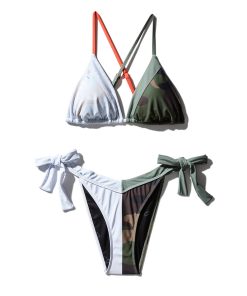 SPLIT BITE CAMO BIKINI