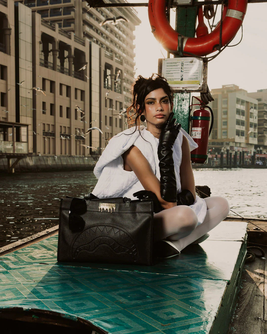 GOLD BRICK DRIP TORTUGA TOTE - Image 6