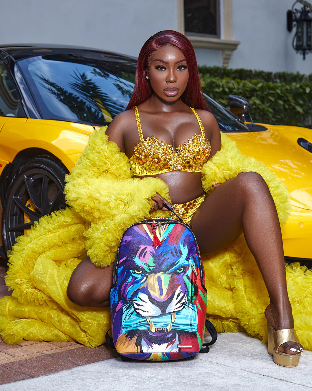 HEAR MY ROAR A.i.6 SANDFLOWER COLLAB BACKPACK (DLXV) - Image 4