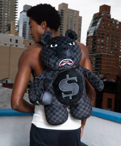 Alternative view of 'WHAT THE BEEP' SHARK MONEYBEAR TEDDYBEAR BACKPACK