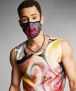 Alternative view of 3AM PINK DRIP FACE MASK