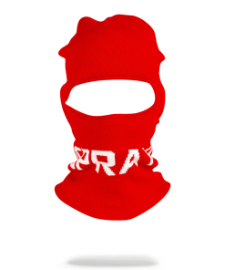 Alternative view of RED SPRAYGROUND LOGO SKI MASK