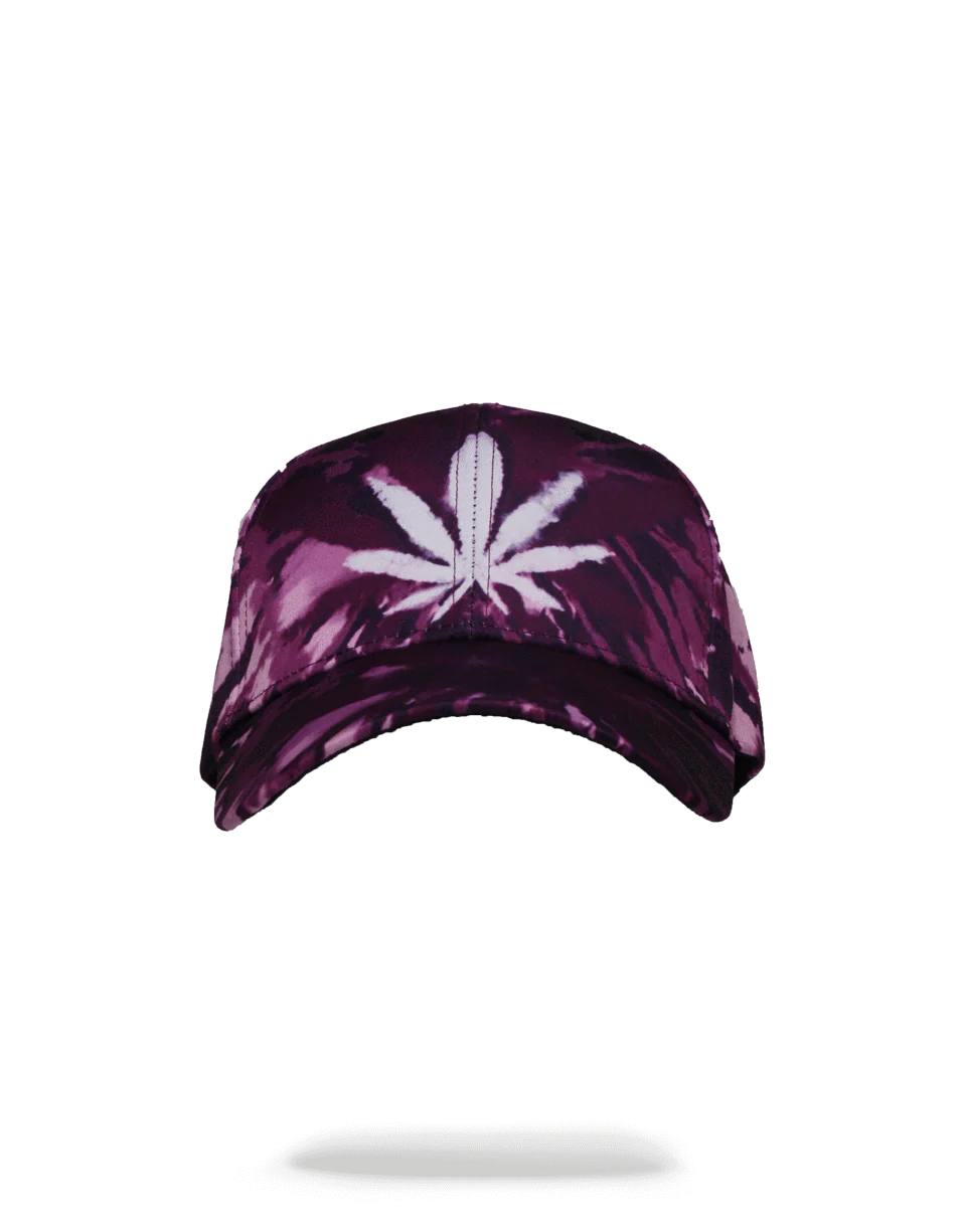 TIE DYE PURPLE 420 HAT - Image 4