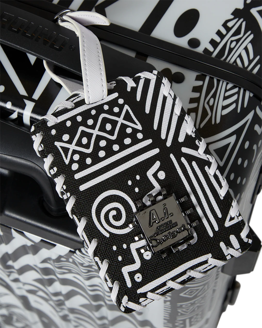 A.I. AFRICAN INTELLIGENCE THE SKYHAWK CARRY-ON LUGGAGE - SANDFLOWER COLLAB - Image 7