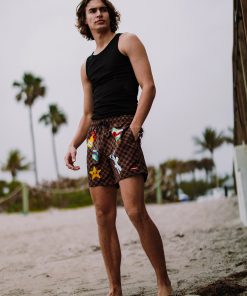 Alternative view of LET'S MAKE SOME NOISE SWIM SHORTS