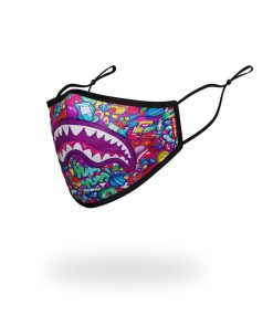 Alternative view of KIDS FORM FITTING MASK: CANDY SHARK