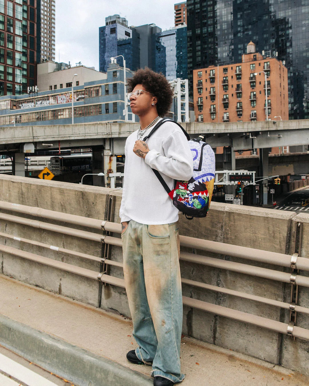 MEAN MONEY COLLAGE BACKPACK - Image 7