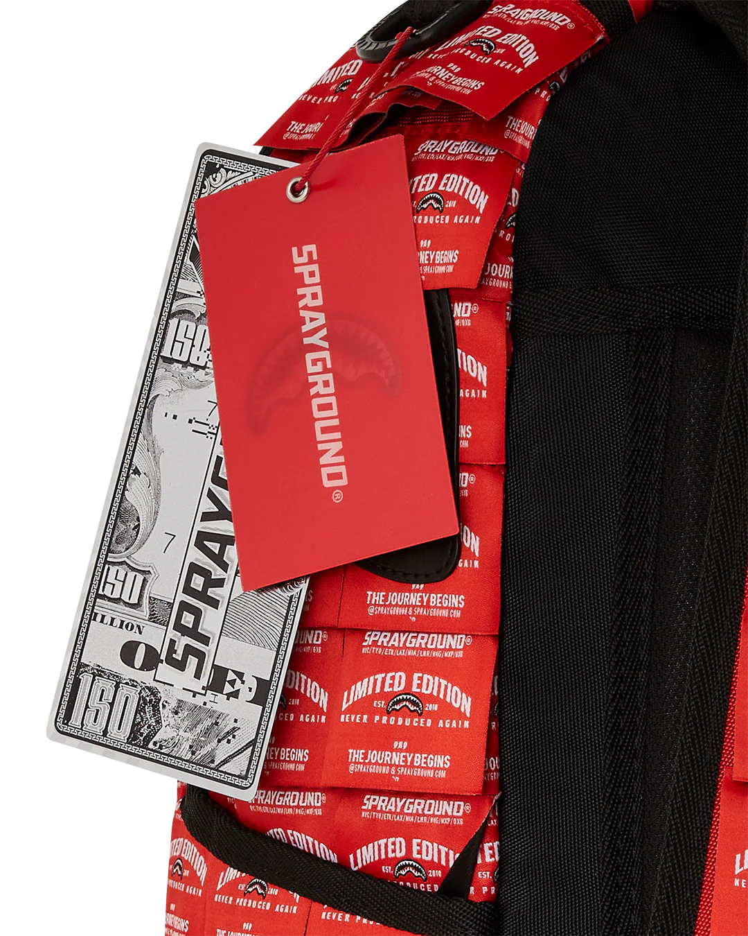 MADE OF WOVEN LABELS SHARK BACKPACK - Image 11