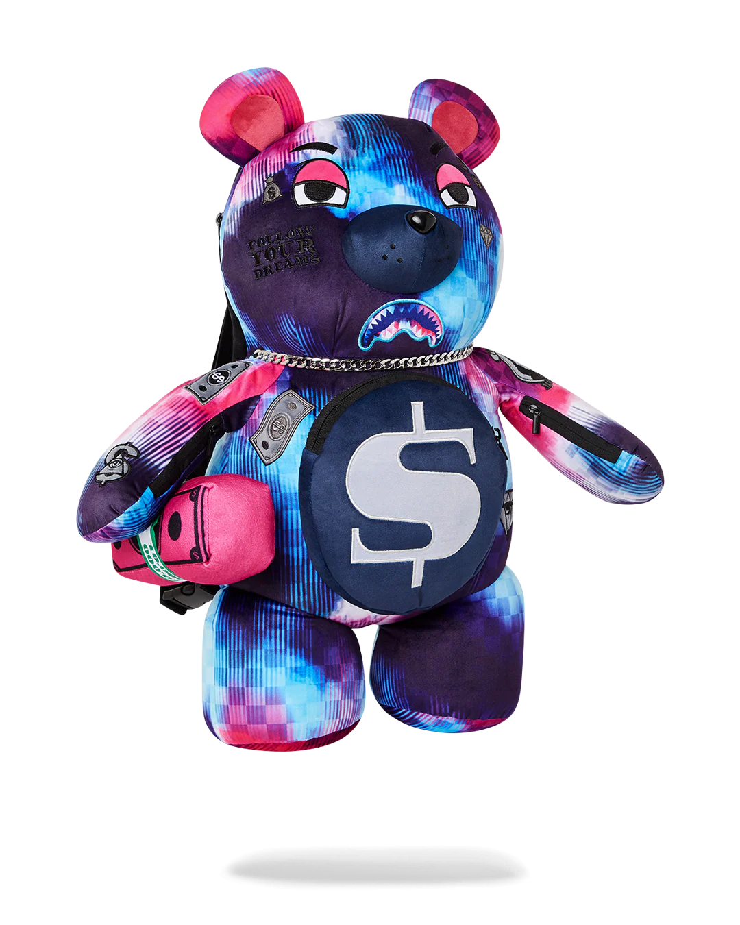 SHARKCLUB ELECTRONICA MONEYBEAR TEDDYBEAR BACKPACK - Image 3