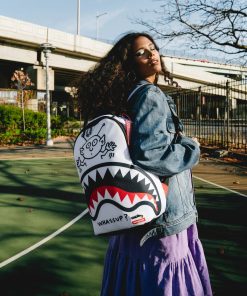 Alternative view of KEITH HARING WHASSUP ALIEN DLX BACKPACK