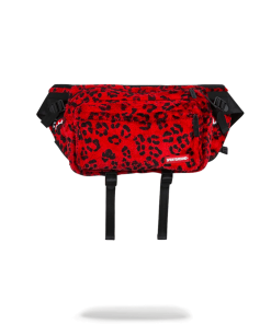 RED LEOPARD CROSSBODY TRANSPORTER