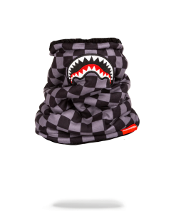 CHECKERED SHARK NECK WARMER