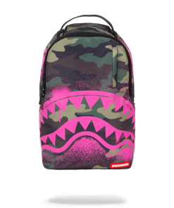 PINK STENCIL SHARK CAMO