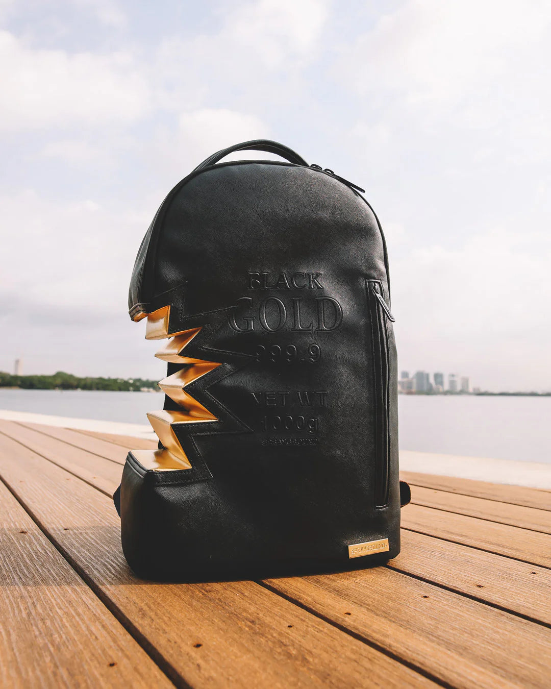 A.i.3 SHARK BITE BLACK GOLD BACKPACK (DLXV) - Image 6
