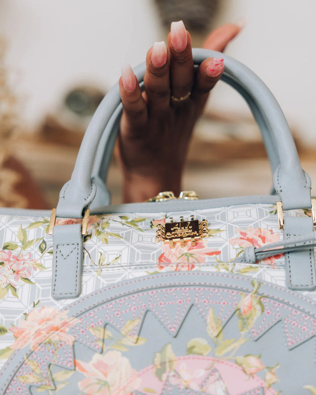 A.I. AFRICAN INTELLIGENCE ELEGANT ENERGY MINI DUFFLE - SANDFLOWER COLLAB - Image 2
