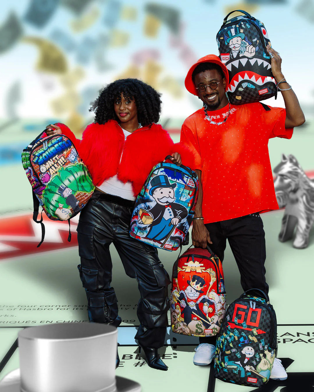 MONOPOLY SHARK RICH BACKPACK - Image 5