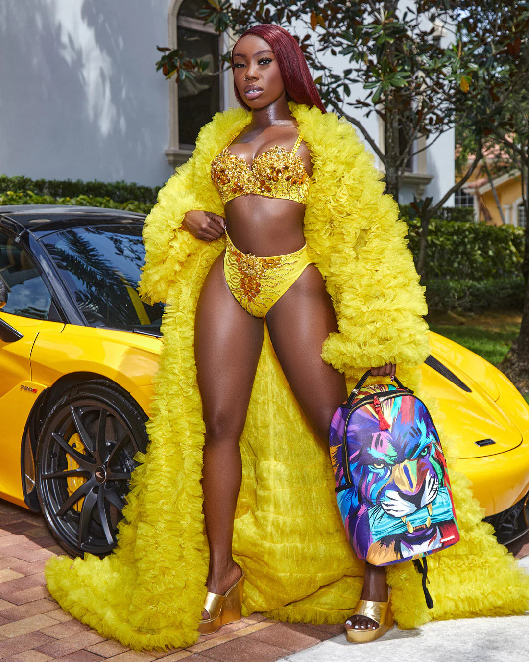 HEAR MY ROAR A.i.6 SANDFLOWER COLLAB BACKPACK (DLXV) - Image 6