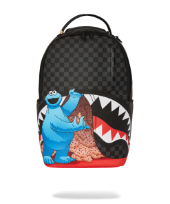 SESAME STREET COOKIE MONSTER SNACK ATTACK DLXSV BACKPACK