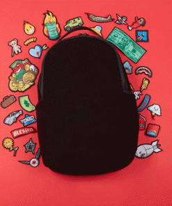 THE 32 REMOVABLE PATCHES VELCRO BACKPACK