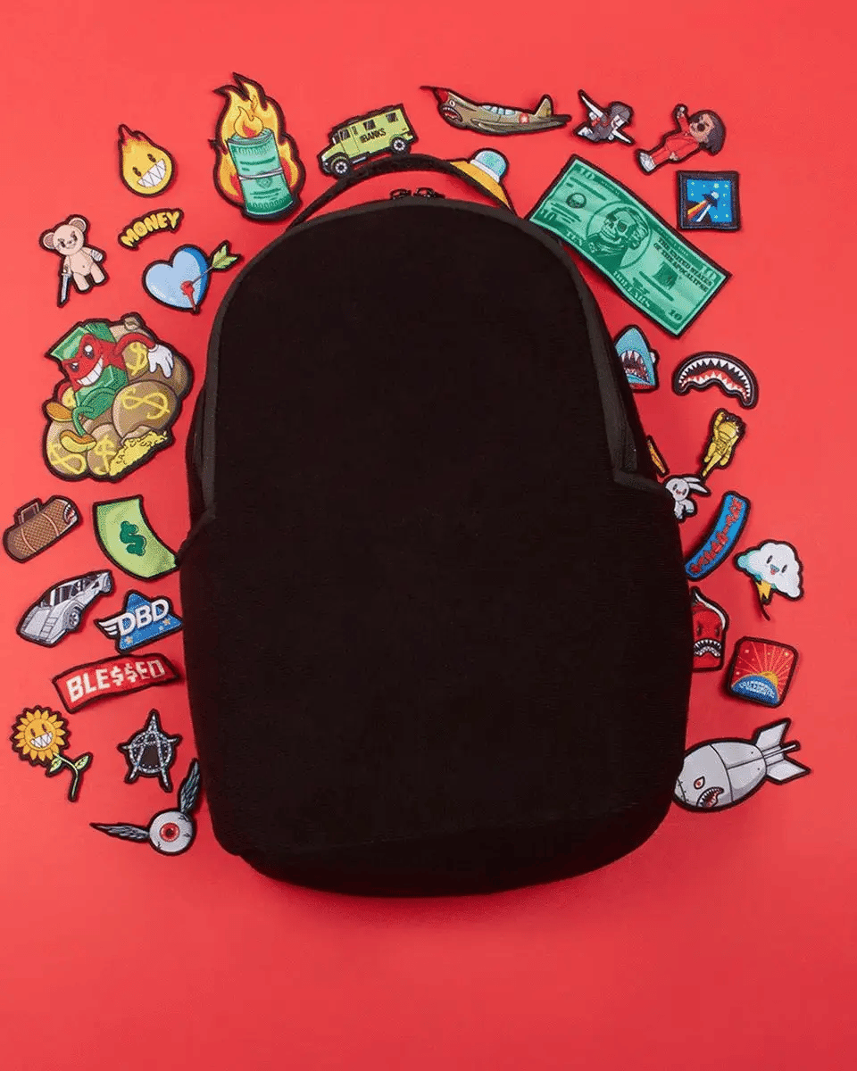 THE 32 REMOVABLE PATCHES VELCRO BACKPACK