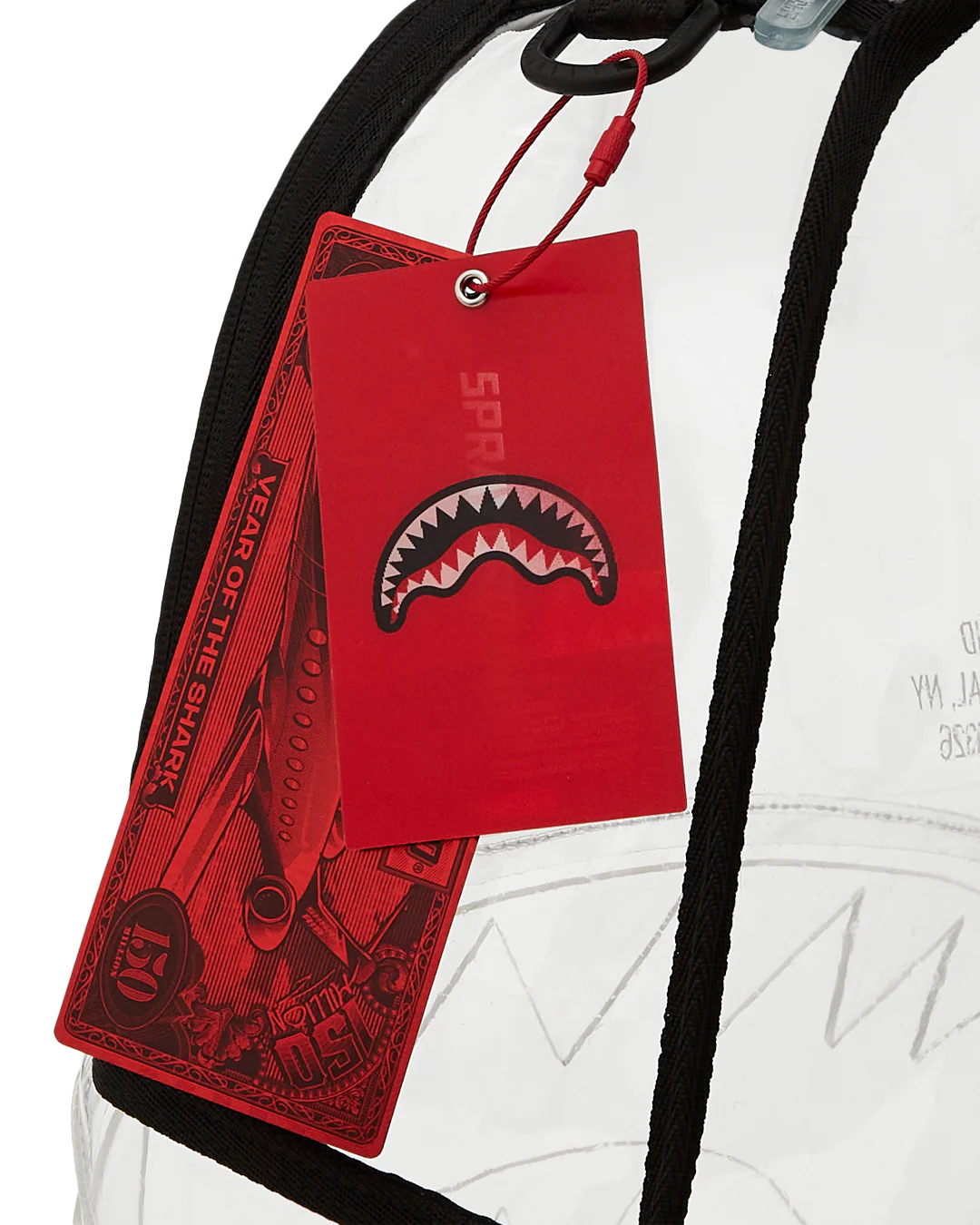 100% CLEAR BACKPACK - SHARK CENTRAL - Image 13