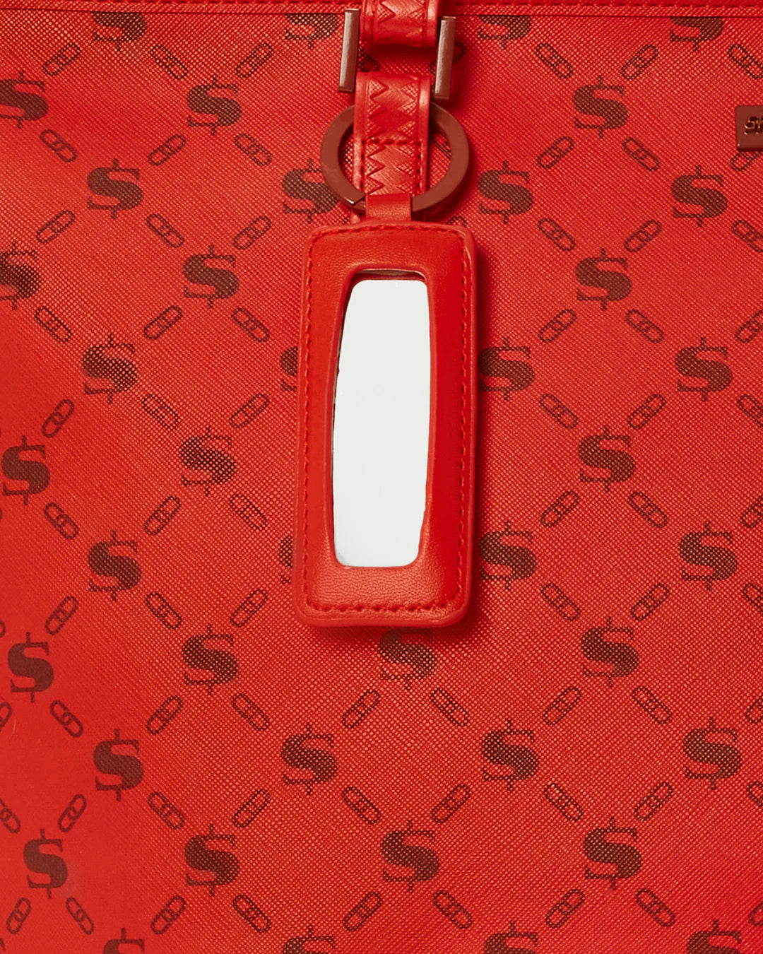 MONEY PATTERN BRICK TOTE - Image 9