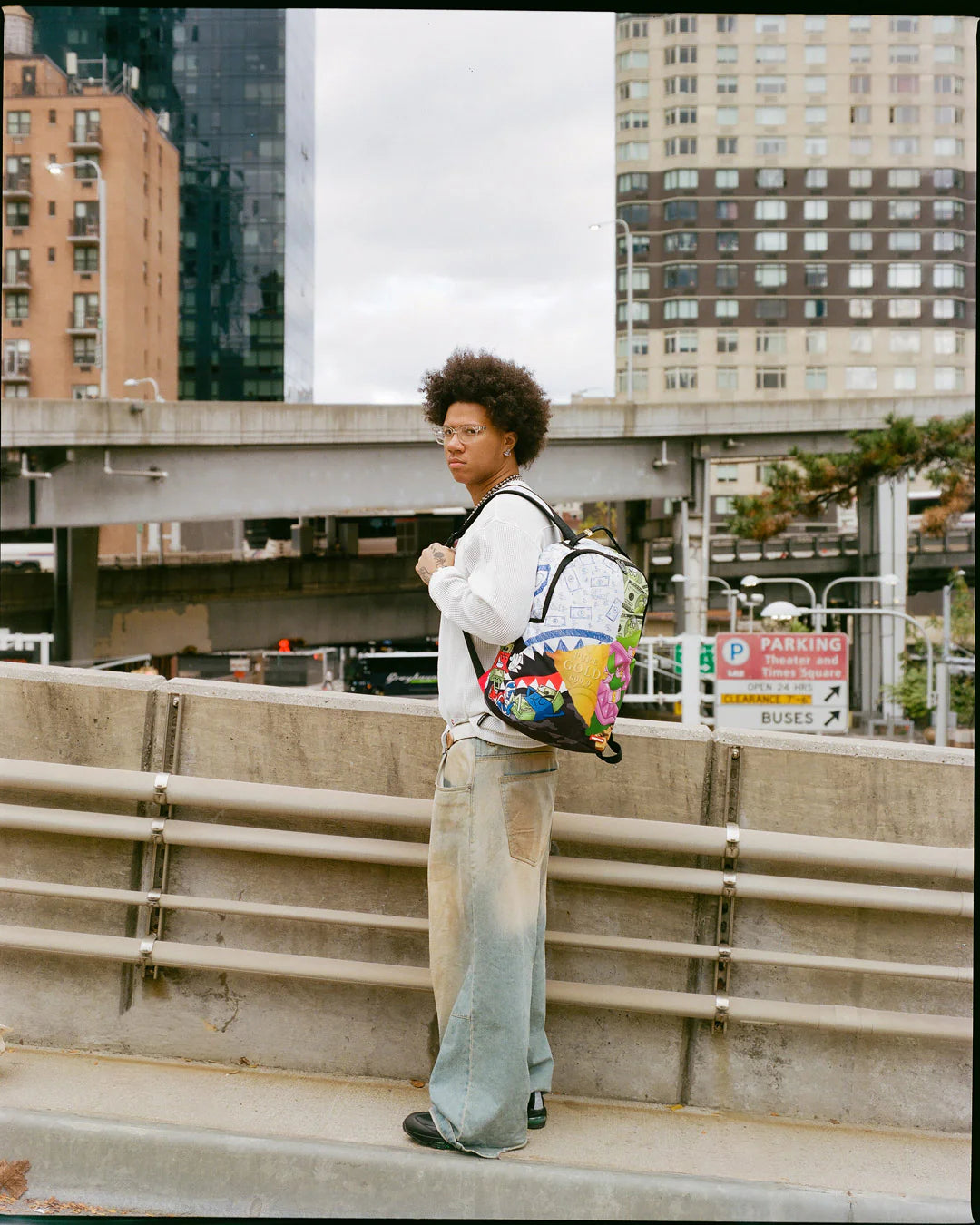 MEAN MONEY COLLAGE BACKPACK - Image 3