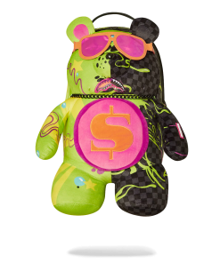 SLIME DIME MONEYBEAR TEDDYBEAR ON BACKPACK