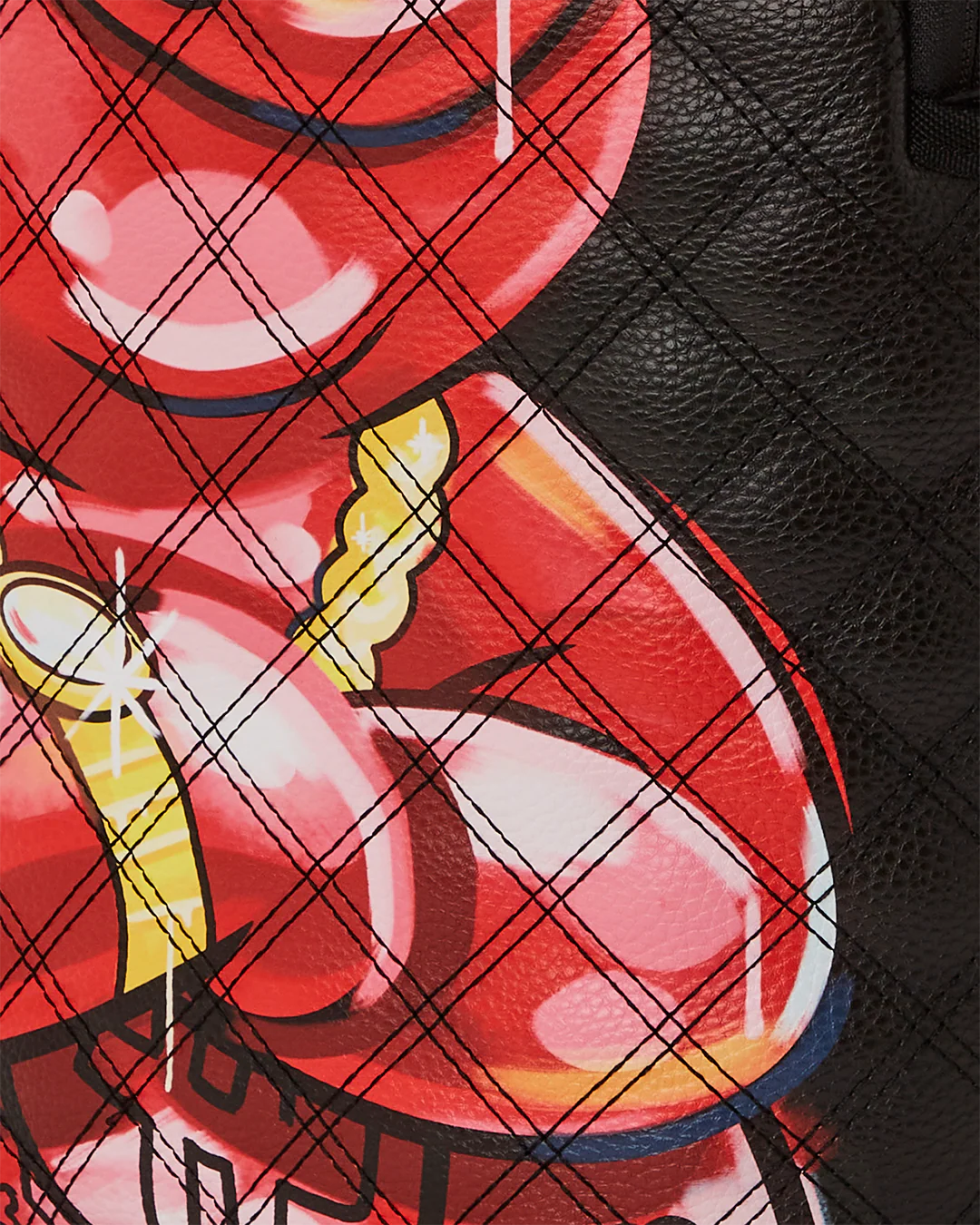 QUILT HAND PAINTED DIABLO BEAR BACKPACK (DLXV) - Image 17