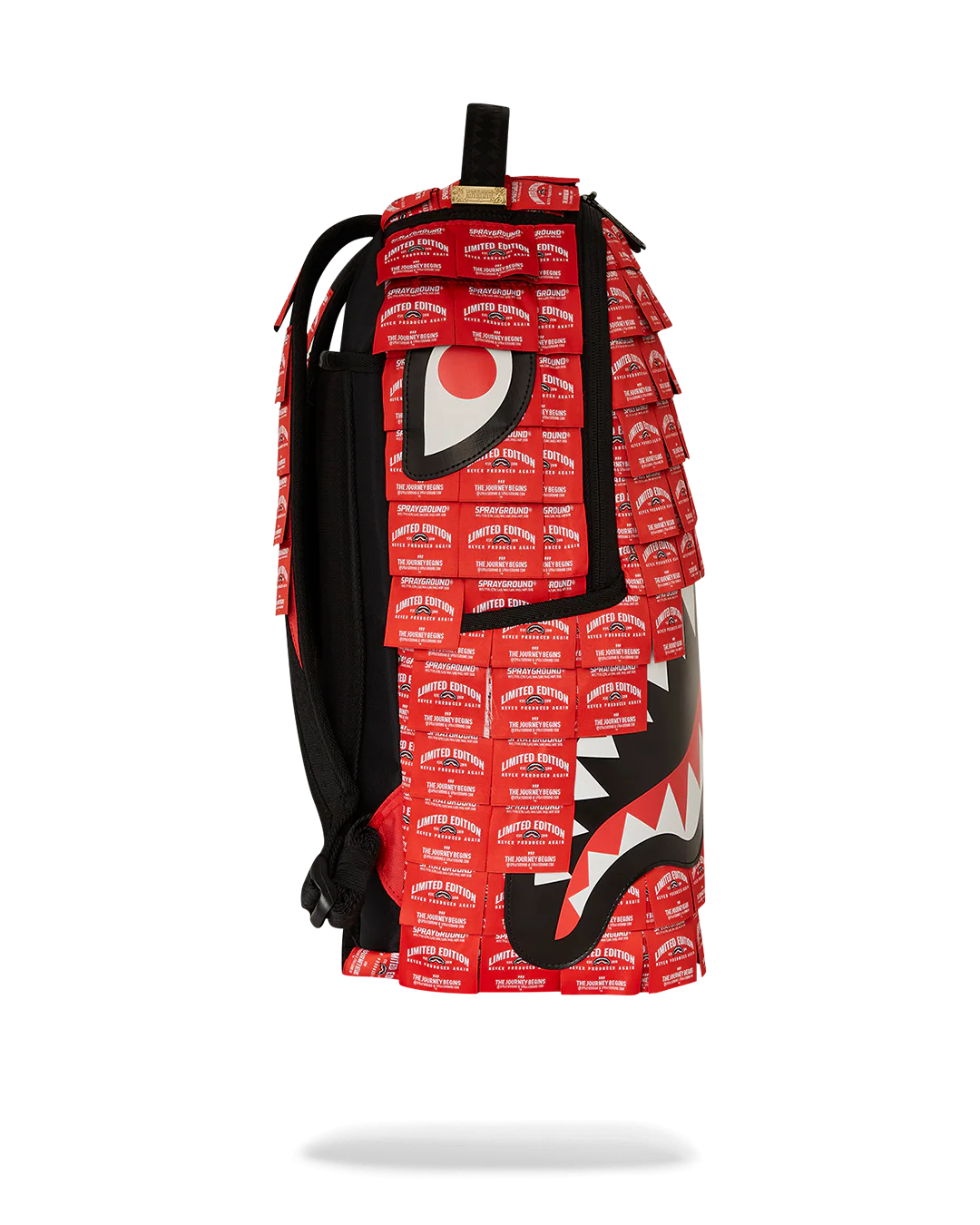 MADE OF WOVEN LABELS SHARK BACKPACK - Image 5