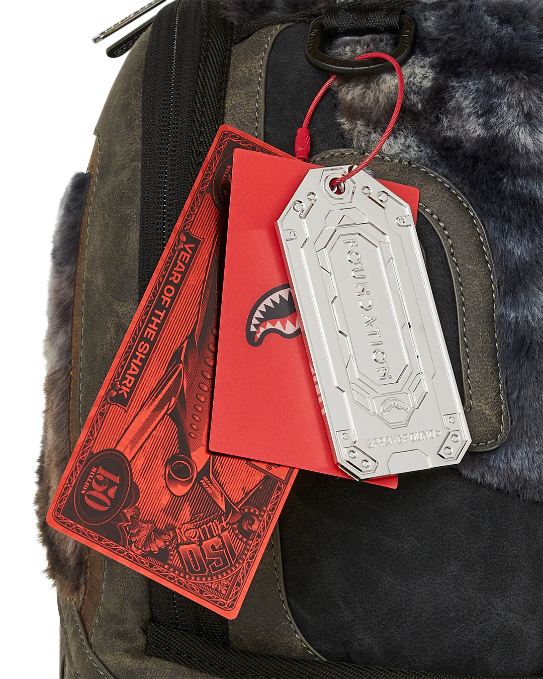 FOUNDATION DAYS FUR COAT SHARK BACKPACK - Image 14