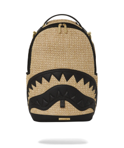 RAFFIA PALM BACKPACK