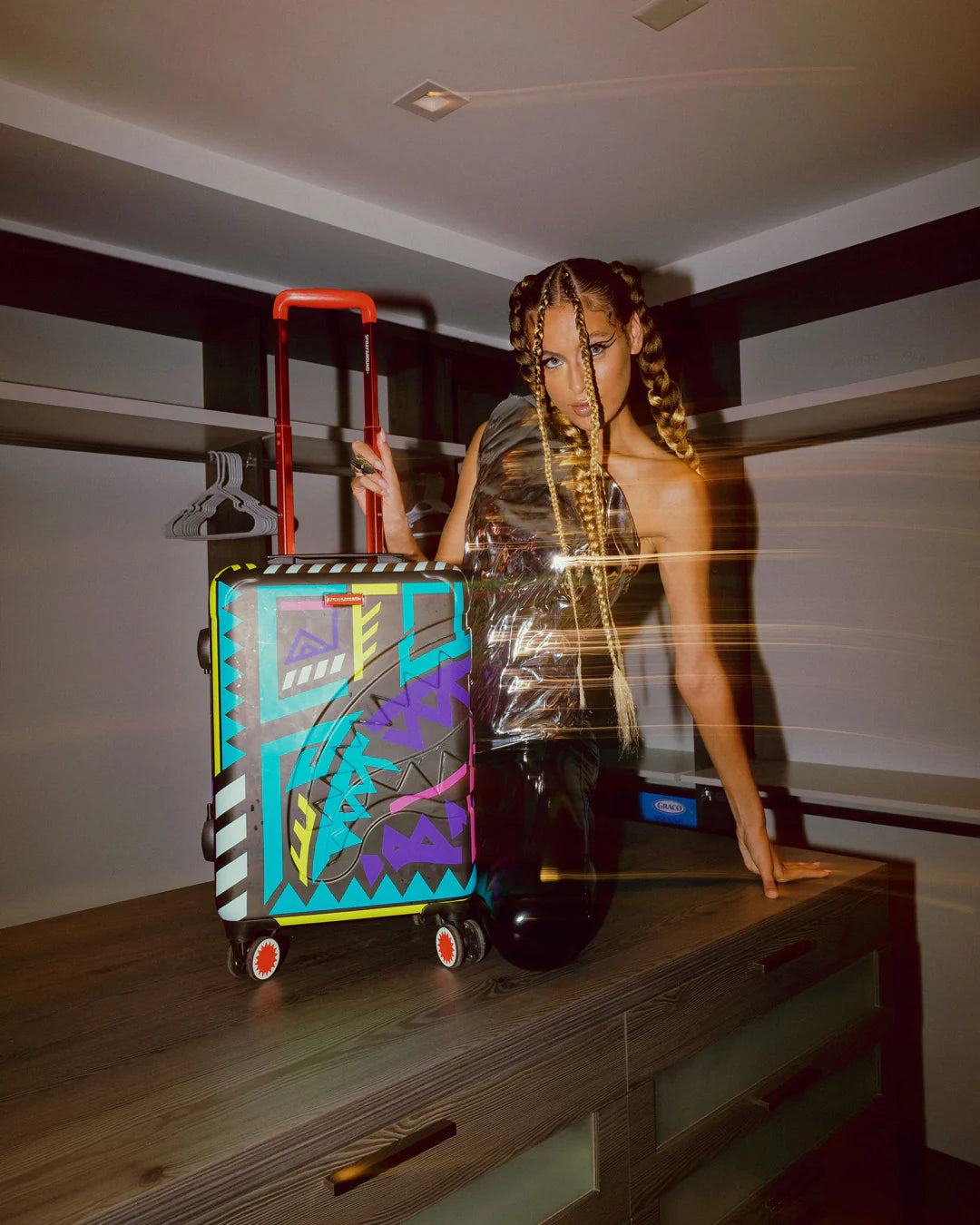 A.I. PATH TO THE FUTURE III HARDSHELL CARRY-ON LUGGAGE - SANDFLOWER COLLAB - Image 30
