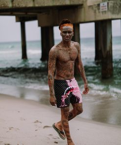 Alternative view of PINK PANTHER PINK PAINTER SWIM SHORTS