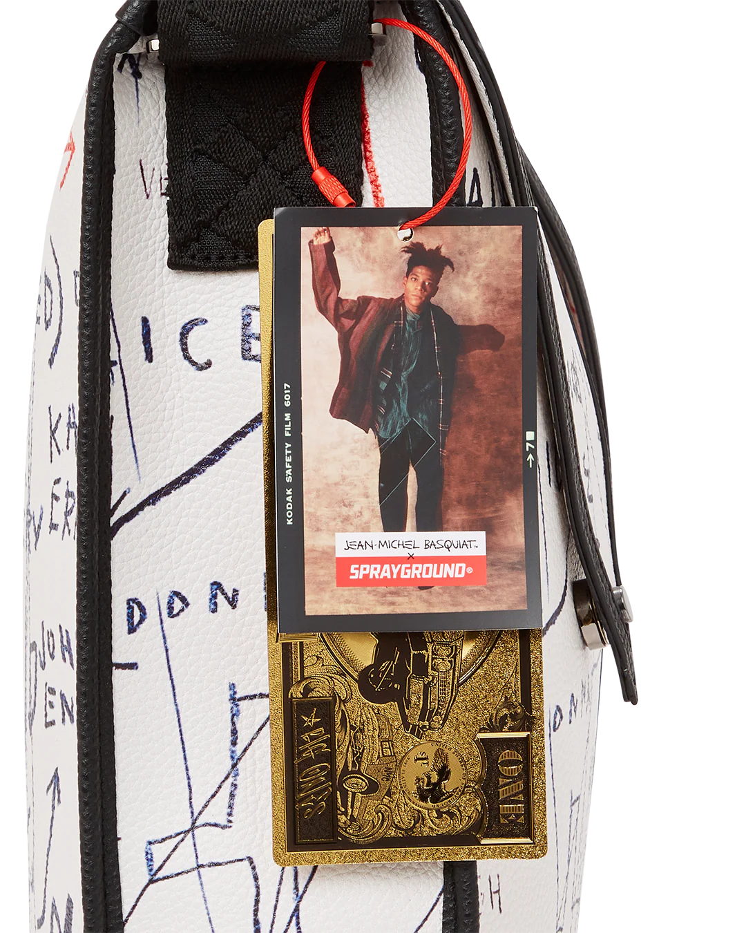 OFFICIAL BASQUIAT UNTITLED (CHEESE POPCORN) 1983 SLING MESSENGER - Image 20