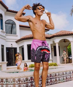 Alternative view of OCEAN DRIP CHECK SWIM SHORT