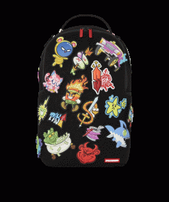 TRANCE PARTY PATCHES BACKPACK (23 VELCRO REMOVABLE PATCHES)